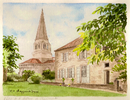 L'glise et chteau de Charmant